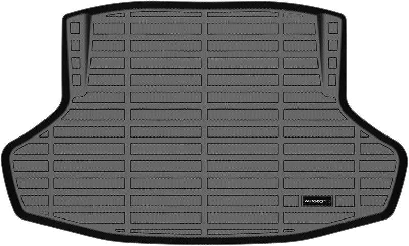AUXKO All Weather Cargo Liner Fit for Honda Civic Sedan(Not for Hatchback) 2022-2025 2026 TPE Rubber Liners Civic Accessories All Season Guard Odorless Anti-Slip Cargo Mat Black - Image 2
